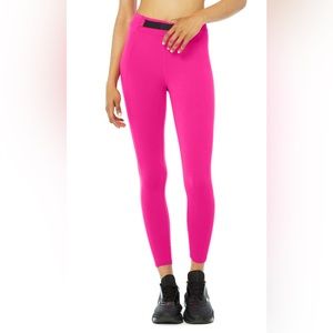 Alo 7/8 High Waist Visionary Leggings - neon pink - NEVER WORN